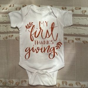 My First Thanksgiving Onesie